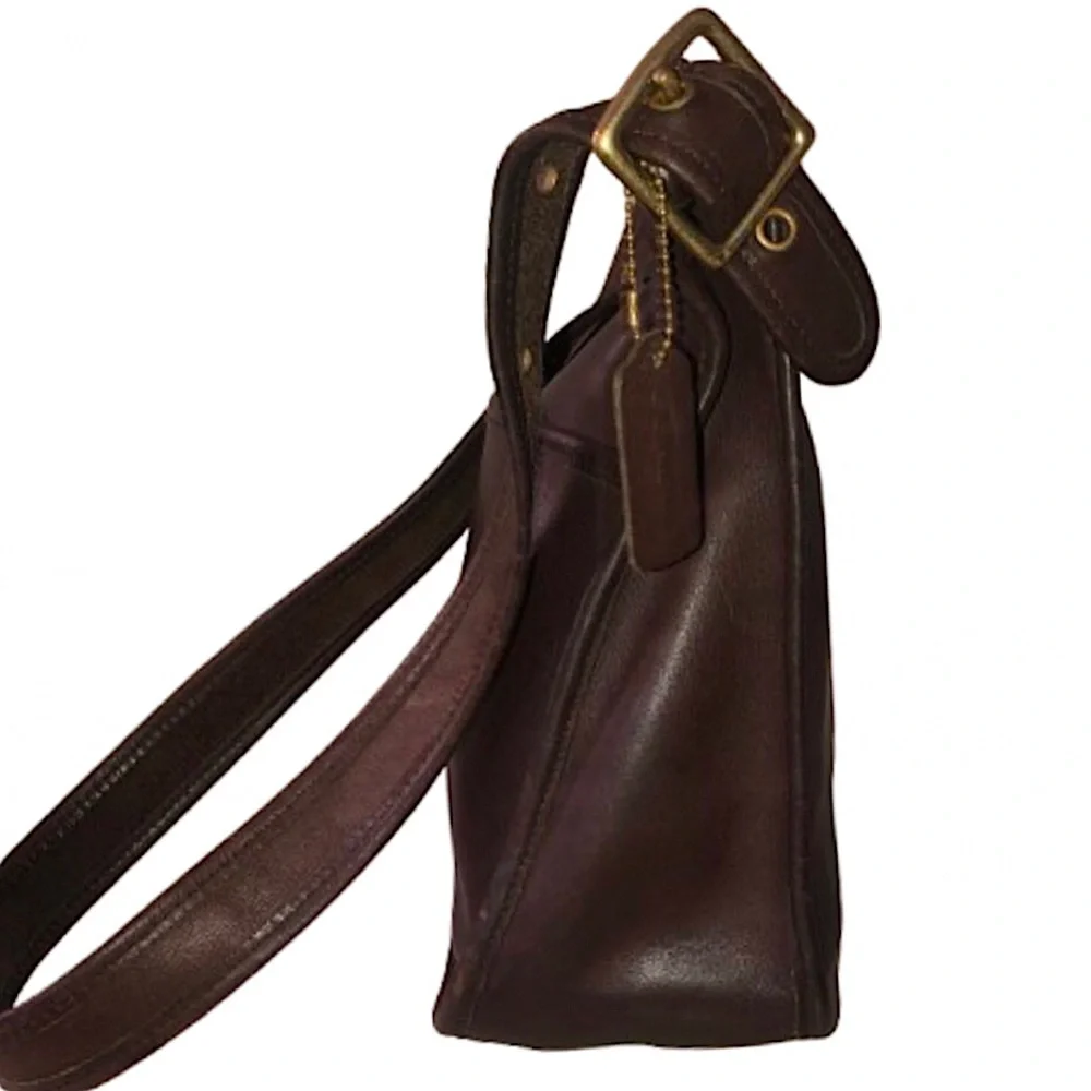 Vintage COACH Legacy Zip Mahogany Glove Tanned Crossbody Shoulder Bag 9966 COA - Picture 6 of 17